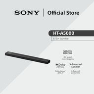 Sony HT-A5000 5.1.2ch Soundbar |360 Spatial Sound Mapping | Dolby Atmos & DTS:X | A5000