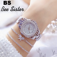 【BS Bee Sister】Fashion Women Rhinerstone Watch Stainless Steel Waterproof Quartz Watches FA0280