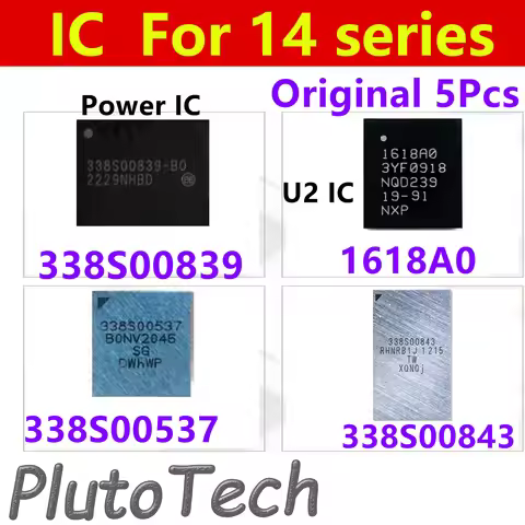 5pcs 338S00839 16180A0 338S00537 338S00843 U2 USB Charging Power Baseban IC for iphone 14 Pro Max Pl