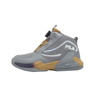 Fila Basketball Shoes B801A Big Kids Women's Shoes Gray Knob Stitching Mid-tube Fila 3B801A449 [ACS]