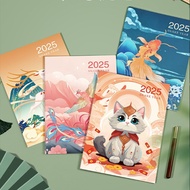 2025 A4 Agenda Planner Organizer Calendar Diary Monthly/Daily/Week Plan Notebook Efficiency Handbook