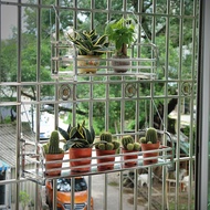 Rack Plant Stainless Steel Modern Flower Pot Rack Hanging Home Window Balcony Flower Rack Plant