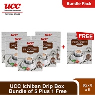 UCC Drip Coffee Ichiban Blend Box Bundle of 5 Plus 1 Free