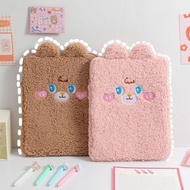 Alpaca Pouch 草泥馬 iPad 11" 收納包 毛茸款 - 咖啡色/草莓色 - 預訂款