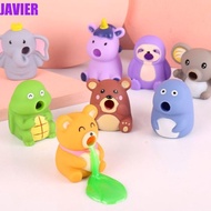 JAVIER Vomitive Bear Squeeze Toy, Clear Slime Soft Unicorn Fidget Toys, Funny Sloth Cute Elephant Crystal Slime Toy Gift