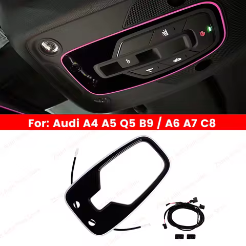 32 Colors LED A4 Reading Light Ambient Light for Audi A5 Q5 B9 A6 Original Light Decorative Lamp Upg