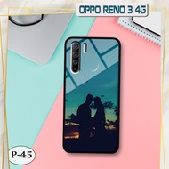 OPPO Reno 3 4G/ A91 glass case - 3D image