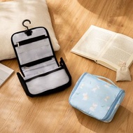 【Moomin嚕嚕米姆明】旅行盥洗包 化妝包 洗漱收納包-藍色