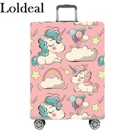 Travel Luggage Cover pink unicorn Luggage Protector Suitcase Cover Fits 18-32 Inch Luggage Cover