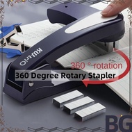 BG 360 Degree Rotary Stapler Multifunctional Heavy Duty Stapler Thickened Effortless Long Stapler Of