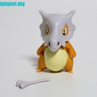 MIQUEL Pokemon Cubone Action Figure, PVC Cute Version Anime Cubone Figure Toys, Car Table Decoration