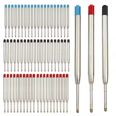 5/10/20Pcs Ballpoint Pen Refill For Parker Pens Medium Point L:3.9 In Black Ink Rods Refill Writing 