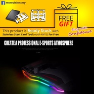 RGB Gaming Laptop Cooler Pad Two Powerful Fans Speed USB Adjustable Height Cooling LED Lighting for 