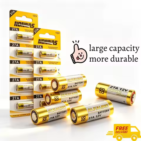 27A Alkaline Battery A27 12V Remote Control Battery L828 V27GA Dry Batteries for Doorbell Car Alarm