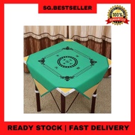 SG SELLER - Mahjong Poker tablecloth household thickened mat large 1M Leather Non-slip Square Belt P