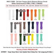 M46 22mm Olike Smartwatch Strap FW6 / FW2 / FMA02 - Silicone Rubber Watch Strap