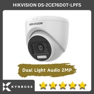 HIKVISION DS-2CE76D0T-LPFS 2MP DUAL LIGHT AUDIO CAMERA