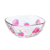 石塚硝子 ADERIA 水果糖果方形碗 草莓款 1入