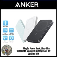 Anker MagGo Power Bank, Ultra-Slim 10,000mAh Magnetic Battery Pack, Qi2 Certified 15W Ultra-Fast Mag