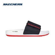 Skechers Men Arch Fit On-The-GO Arch Fit Hyper Slide Reliance Walking Sandals - 229312-BKRD Kasut Sl