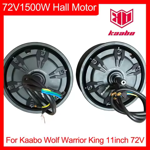 72V 1500W Hall Motor Engine Parts for Kaabo Wolf Warrior King GT PRO PLUS + 11inch Electric Scooter 