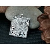 925 Pure Silver 21x23mm Dragon Spirit Pendant. Locket Perak Naga.