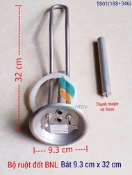 Bộ ruột đốt Bình nóng lạnh FERROLI ngang bát tròn 93cm x 32cm + Thanh magie 5mm (188+346)