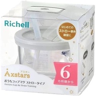 [💥💥現貨💥💥] 日本直送 Richell Axstars 泵水式吸管練習杯 150ml 6個月起