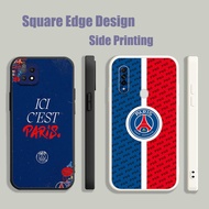 Casing For OPPO A39 A57 Reno 5 7 8 A54 A94 psg Paris Logo FXD03 Phone Case Square Edge