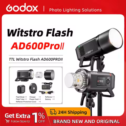 Godox AD600Pro II Wireless Outdoor Flash TTL HHS 1/8000s 600Ws Strobe Flash Light ad600proii for Can