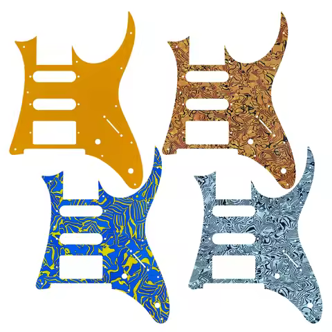 Fei Man Custom Guitar Parts -Factory Direct Selling For MIJ Ibanez RG 350 DX Guitar Pickguard SSH Hu