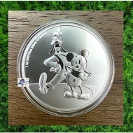 2021 Niue Silver 1oz Disney : Mickey Goofy Donald Daisy Duck