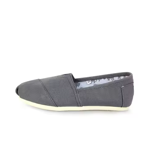New Arrival Wholesale Canva Shoes Men's Women's Slippers Solid Color Toms Shoes Tromas Fabric Shoe M