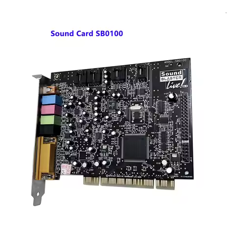 Sound Card SB0100 Sound Blaster Live! PCI 5.1 Sound Card For CREATIVE-Free shipping