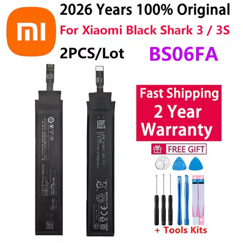 2026 Years 2x2360mAh BlackShark Original Battery BS06FA For Xiaomi Black Shark 3 3S Shark3 Phone Bat