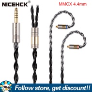 NiceHCK BlackCat Replacement Cable Zinc Copper Alloy Oil Soaked HiFi Earphone Wire MMCX/0.78mm/QDC/N
