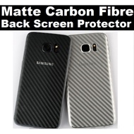 Samsung Galaxy S9 / S9 Plus S9+ Matte Carbon Fibre Back Sticker Screen Protector