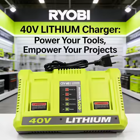 For Ryobi OP Series: Original Charger OP401 OP403 36V 40V, Works OP4015 OP4026 OP4030 OP4050A OP4040