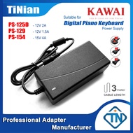 12V 1.5A 2A 15V 4A AC/DC Adapter PS-125D PS-129 PS-154 for Kawai KDP88 ES100/B ES105 ES108 ES110 ES1