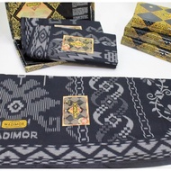 [BLACK] sarung WADIMOR motif BALI khusus hitam BLACK Sarung Pria Tenun