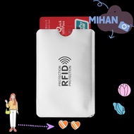 MIHAN 10Pcs Card Protector Sleeve Smart RFID Blocking Anti Theft Anti Rfid Wallet