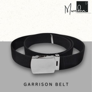 High Quality SILVER Garrison Belt BLACK BLUE ARMY GREEN BROWN WHITE CAT ROTC BGC001 (38 & 41 CM )