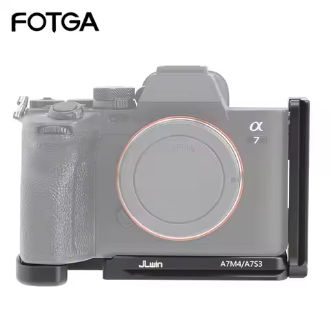 FOTGA Quick Release L Plate Vertical Bracket QR Plate for Sony A7IV A7M4 Camera Replacement Attachme