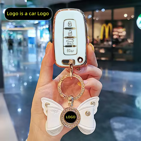 New TPU Car Remote Key Case Cover Protect Shell Bag For Hyundai IX35 Elantra Sonata 8 9 Genesis Coup
