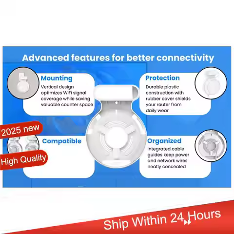 AC18(Guaranteed) Router Wall Mount For TP-Link Deco BE23/BE25/BE3600/BE5000 Wifi 7 Wall Mount Home W