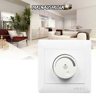 MAINAUSHUI6K Brightness Controller Durable 86*86mm 220V 10A Light Switch
