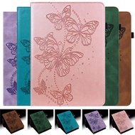 For Samsung Galaxy Tab S6 Lite 2022 Case SM-P613 SM-P619 3D Butterfly Embossed Cover for Samsung Tab S6 Lite 10.4" P610 P615
