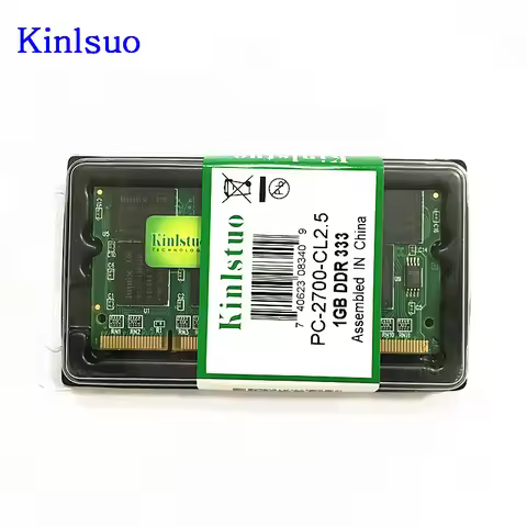 Laptop Memory Ram SO-DIMM PC2700/3200/2100 DDR 333 / 266/400 MHz 200PIN 1GB / DDR1 DDR333 For Notebo