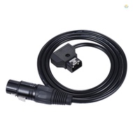 Andoer 100cm / 3.3ft D-Tap Male to XLR 4-Pin Female Adapter Power Supply Cable Cord for V-mount Batt