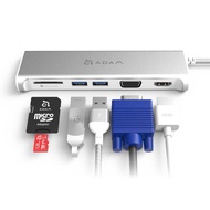 ADAM CASA Hub A03 USB 3.1 Type C 5port 多功能集線器 灰